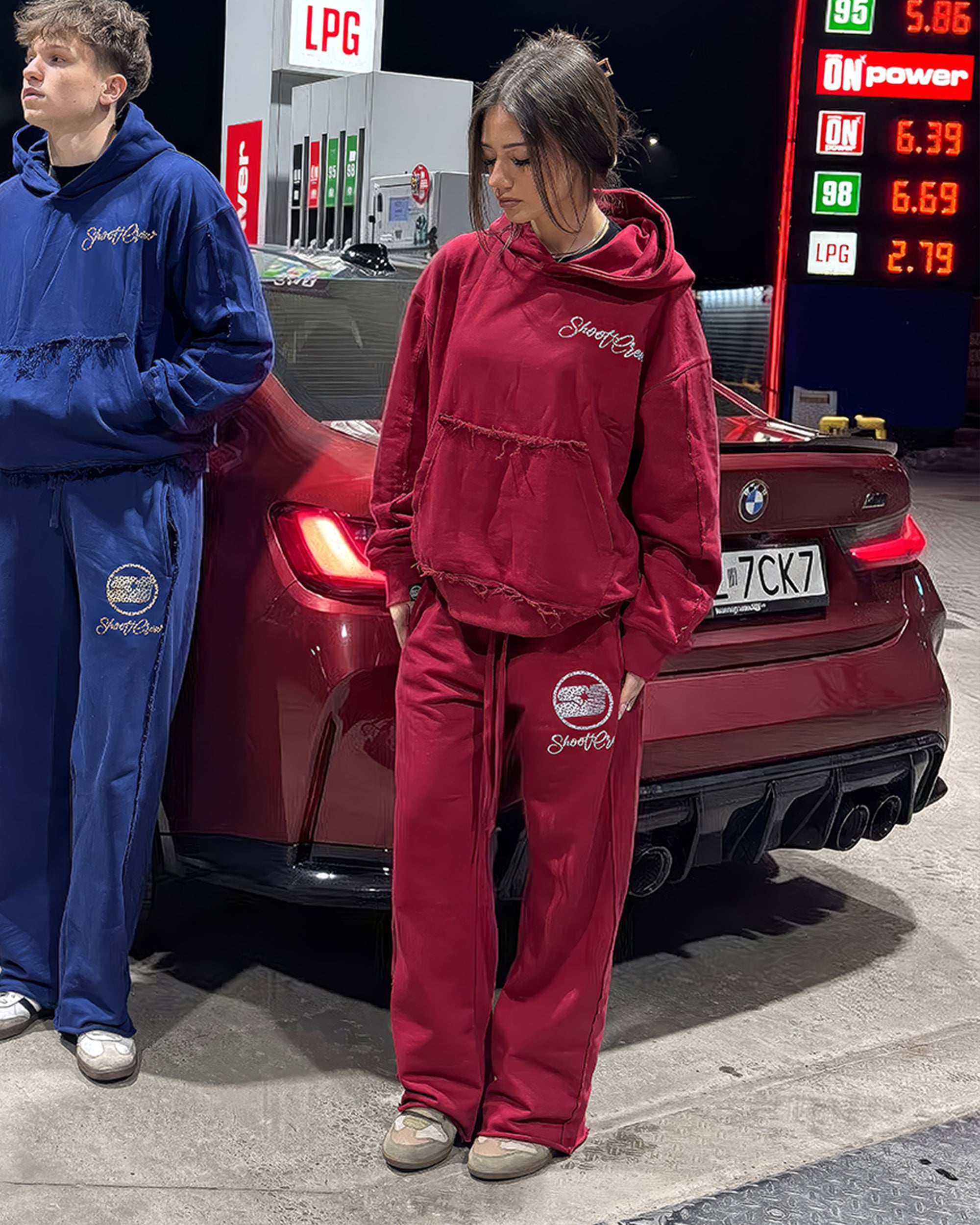 PANTHER SWEATS - BURGUND