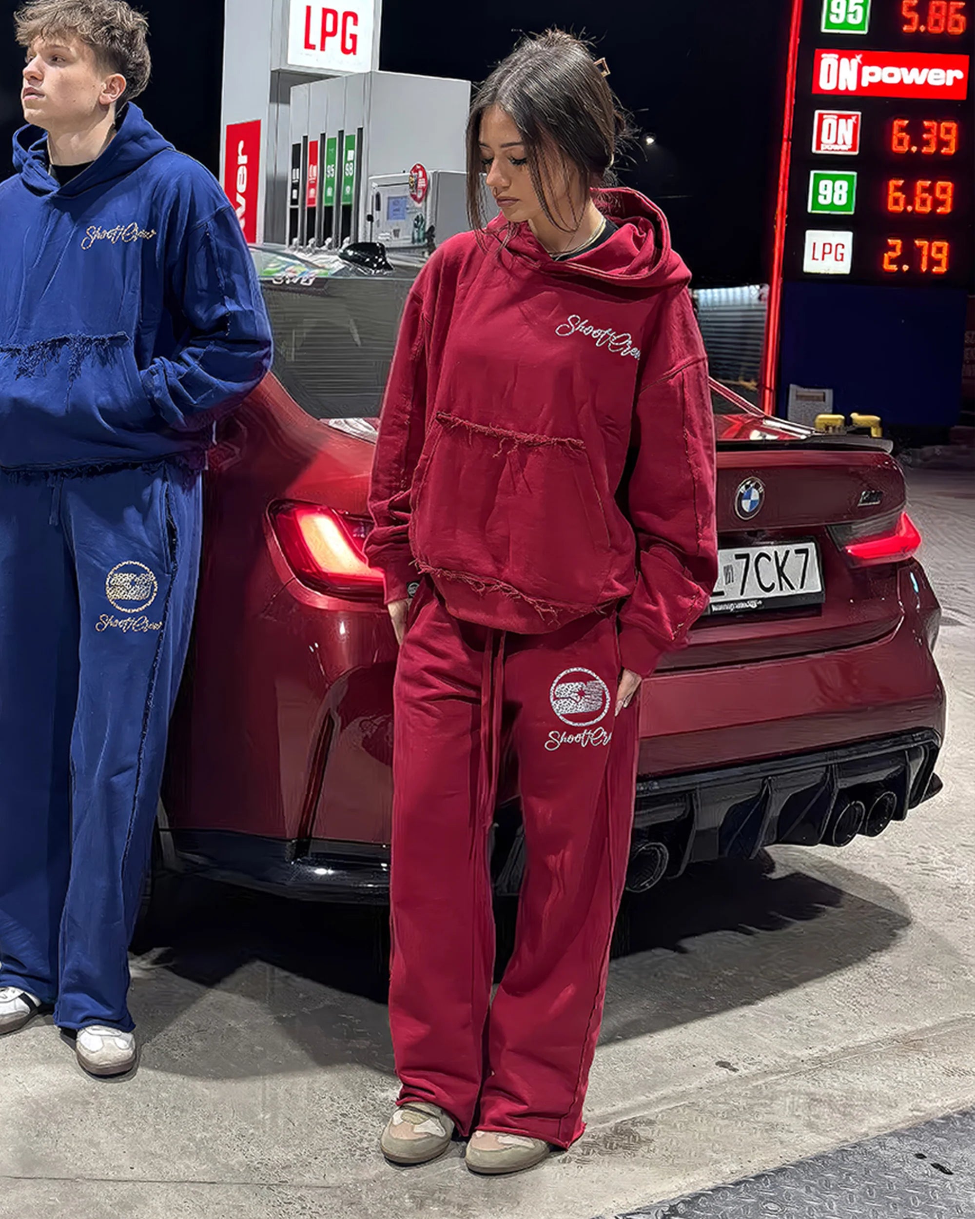 PANTHER SWEATS - BURGUND